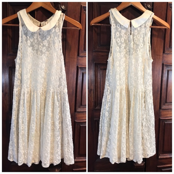 Free People Dresses & Skirts - Free People Lace Collar Dress